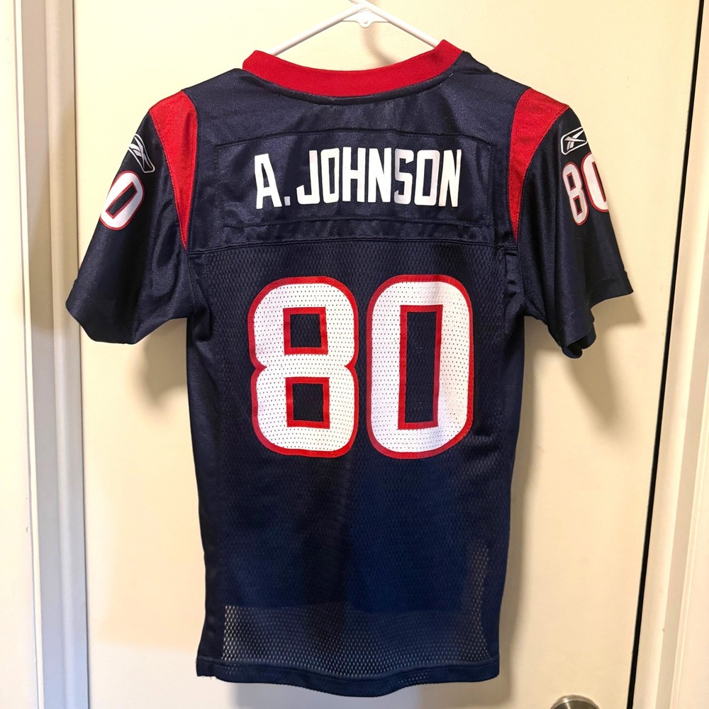 HOUSTON TEXANS #80 Andre Johnson Jersey Youth M NFL Football Reebok On Field